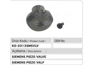 Siemens Piezo Valf